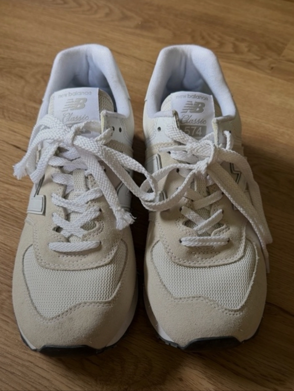 New Balance 574 Classic Sneakers in Off-White/Cream